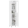 High glossy white plywood sideboard 34.5x34x180 cm by vidaXL, Sideboards - Ref: Foro24-3199155, Price: 108,99 €, Discount: %