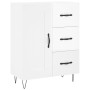 High glossy white plywood sideboard 69.5x34x180 cm by vidaXL, Sideboards - Ref: Foro24-3190015, Price: 144,28 €, Discount: %