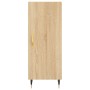 Aparador de madera contrachapada roble Sonoma 34,5x34x180 cm de vidaXL, Aparadores - Ref: Foro24-3199156, Precio: 102,77 €, D...