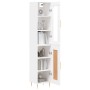 Tall white plywood sideboard 34.5x34x180 cm by vidaXL, Sideboards - Ref: Foro24-3199481, Price: 101,69 €, Discount: %