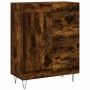 Tall smoked oak plywood sideboard 69.5x34x180 cm by vidaXL, Sideboards - Ref: Foro24-3190018, Price: 139,57 €, Discount: %