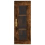 Aparador de madera contrachapada roble ahumado 34,5x34x180 cm de vidaXL, Aparadores - Ref: Foro24-3199158, Precio: 105,83 €, ...