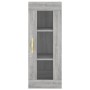 Aparador alto madera contrachapada gris Sonoma 34,5x34x180 cm de vidaXL, Aparadores - Ref: Foro24-3199159, Precio: 105,85 €, ...