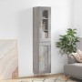 Aparador alto madera contrachapada gris Sonoma 34,5x34x180 cm de vidaXL, Aparadores - Ref: Foro24-3199487, Precio: 103,82 €, ...