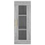 Aparador alto madera contrachapada gris Sonoma 34,5x34x180 cm de vidaXL, Aparadores - Ref: Foro24-3199487, Precio: 103,82 €, ...