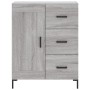 Hohes Sideboard Sonoma graues Sperrholz 69,5x34x180 cm von vidaXL, Sideboards - Ref: Foro24-3190027, Preis: 154,99 €, Rabatt: %