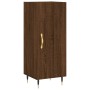 Aparador alto madera contrachapada roble marrón 34,5x34x180 cm de vidaXL, Aparadores - Ref: Foro24-3199160, Precio: 104,05 €,...