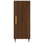 Aparador alto madera contrachapada roble marrón 34,5x34x180 cm de vidaXL, Aparadores - Ref: Foro24-3199160, Precio: 104,05 €,...