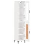 Tall white plywood sideboard 34.5x34x180 cm by vidaXL, Sideboards - Ref: Foro24-3199489, Price: 102,83 €, Discount: %