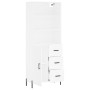 Tall white plywood sideboard 69.5x34x180 cm by vidaXL, Sideboards - Ref: Foro24-3190029, Price: 156,99 €, Discount: %