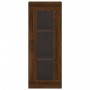 Aparador alto madera contrachapada roble marrón 34,5x34x180 cm de vidaXL, Aparadores - Ref: Foro24-3199496, Precio: 106,90 €,...