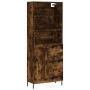 Tall smoked oak plywood sideboard 69.5x34x180 cm by vidaXL, Sideboards - Ref: Foro24-3190034, Price: 148,94 €, Discount: %