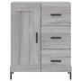 High sideboard sonoma gray plywood 69.5x34x180 cm by vidaXL, Sideboards - Ref: Foro24-3190035, Price: 155,99 €, Discount: %