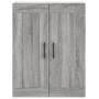 Aparador alto madera contrachapada gris sonoma 69,5x34x180 cm de vidaXL, Aparadores - Ref: Foro24-3200095, Precio: 133,99 €, ...