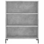 Hohes Sideboard Sperrholz grauer Beton 69,5x34x180 cm von vidaXL, Sideboards - Ref: Foro24-3200069, Preis: 117,81 €, Rabatt: %