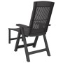 Anthracite grey plastic sun lounger by vidaXL, Loungers - Ref: Foro24-364707, Price: 62,15 €, Discount: %