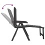 Anthracite grey plastic sun lounger by vidaXL, Loungers - Ref: Foro24-364707, Price: 62,15 €, Discount: %