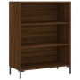 Aparador alto madera contrachapada marrón roble 69,5x34x180 cm de vidaXL, Aparadores - Ref: Foro24-3200072, Precio: 121,68 €,...