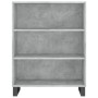 Concrete gray plywood tall sideboard 69.5x34x180 cm by vidaXL, Sideboards - Ref: Foro24-3200093, Price: 126,95 €, Discount: %