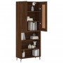 Tall brown oak plywood sideboard 69.5x34x180 cm by vidaXL, Sideboards - Ref: Foro24-3200088, Price: 138,91 €, Discount: %