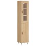 Sonoma oak plywood sideboard 34.5x34x180 cm by vidaXL, Sideboards - Ref: Foro24-3199148, Price: 99,60 €, Discount: %