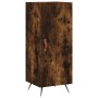 Aparador de madera contrachapada roble ahumado 34,5x34x180 cm de vidaXL, Aparadores - Ref: Foro24-3199150, Precio: 99,99 €, D...