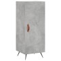 Aparador de madera contrachapada gris hormigón 34,5x34x180 cm de vidaXL, Aparadores - Ref: Foro24-3199149, Precio: 99,16 €, D...