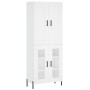 Aparador alto madera contrachapada blanco 69,5x34x180 cm de vidaXL, Aparadores - Ref: Foro24-3199625, Precio: 157,20 €, Descu...