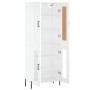 Aparador alto madera contrachapada blanco 69,5x34x180 cm de vidaXL, Aparadores - Ref: Foro24-3199625, Precio: 157,20 €, Descu...