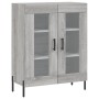 Tall gray Sonoma plywood sideboard 69.5x34x180 cm by vidaXL, Sideboards - Ref: Foro24-3199631, Price: 155,69 €, Discount: %