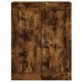 Aparador alto madera contrachapada roble ahumado 69,5x34x180 cm de vidaXL, Aparadores - Ref: Foro24-3199630, Precio: 170,72 €...