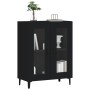 Aparador de madera de ingeniería negro 69,5x34x90 cm de vidaXL, Aparadores - Ref: Foro24-833048, Precio: 67,60 €, Descuento: %