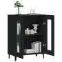 Aparador de madera de ingeniería negro 69,5x34x90 cm de vidaXL, Aparadores - Ref: Foro24-833048, Precio: 67,60 €, Descuento: %