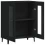 Aparador de madera de ingeniería negro 69,5x34x90 cm de vidaXL, Aparadores - Ref: Foro24-833048, Precio: 67,60 €, Descuento: %