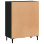 Black engineered wood sideboard 69.5x34x90 cm by vidaXL, Sideboards - Ref: Foro24-833048, Price: 67,60 €, Discount: %