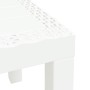 White PP garden table 59x47x40 cm by vidaXL, Garden tables - Ref: Foro24-364728, Price: 32,32 €, Discount: %