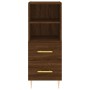 Aparador alto madera contrachapada roble marrón 34,5x34x180 cm de vidaXL, Aparadores - Ref: Foro24-3189756, Precio: 94,63 €, ...