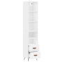 Tall white plywood sideboard 34.5x34x180 cm by vidaXL, Sideboards - Ref: Foro24-3189733, Price: 93,90 €, Discount: %