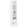 Tall white plywood sideboard 34.5x34x180 cm by vidaXL, Sideboards - Ref: Foro24-3189749, Price: 99,06 €, Discount: %