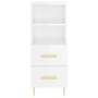 High glossy white plywood sideboard 34.5x34x180 cm by vidaXL, Sideboards - Ref: Foro24-3189751, Price: 100,99 €, Discount: %