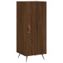 Aparador alto madera contrachapada roble marrón 34,5x34x180 cm de vidaXL, Aparadores - Ref: Foro24-3199152, Precio: 102,99 €,...