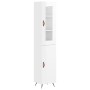 High glossy white plywood sideboard 34.5x34x180 cm by vidaXL, Sideboards - Ref: Foro24-3199147, Price: 109,05 €, Discount: %