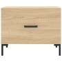 Coffee tables 2 pcs engineered wood Sonoma oak 50x50x40cm by vidaXL, Coffee table - Ref: Foro24-829403, Price: 62,99 €, Disco...