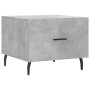 Center table 2 units engineered wood gray concrete 50x50x40cm by vidaXL, Coffee table - Ref: Foro24-829437, Price: 73,99 €, D...