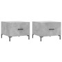 Mesa de centro 2 uds madera ingeniería gris hormigón 50x50x40cm de vidaXL, Mesas de centro - Ref: Foro24-829405, Precio: 62,9...