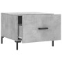 Mesa de centro 2 uds madera ingeniería gris hormigón 50x50x40cm de vidaXL, Mesas de centro - Ref: Foro24-829405, Precio: 62,9...