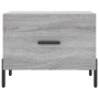 Coffee tables 2 units Sonoma gray engineered wood 50x50x40 cm by vidaXL, Coffee table - Ref: Foro24-829425, Price: 75,50 €, D...