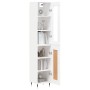 Aparador alto madera contrachapada blanco 34,5x34x180 cm de vidaXL, Aparadores - Ref: Foro24-3199473, Precio: 98,06 €, Descue...