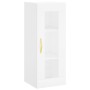 Aparador alto madera contrachapada blanco 34,5x34x180 cm de vidaXL, Aparadores - Ref: Foro24-3199473, Precio: 98,06 €, Descue...