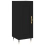 Aparador de madera contrachapada negro 34,5x34x180 cm de vidaXL, Aparadores - Ref: Foro24-3199474, Precio: 101,28 €, Descuent...